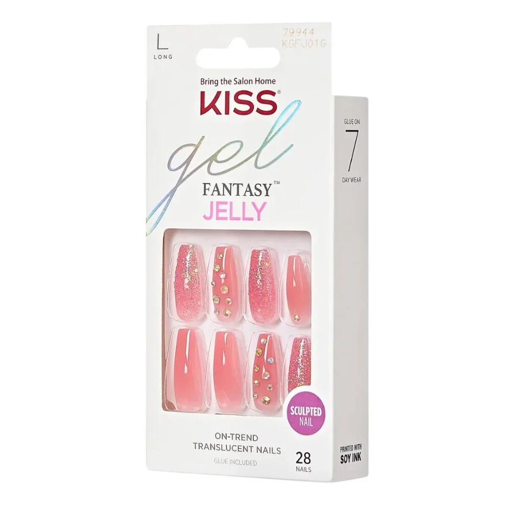 KISS Jelly Fantasy Long Length Nails - Be Jelly